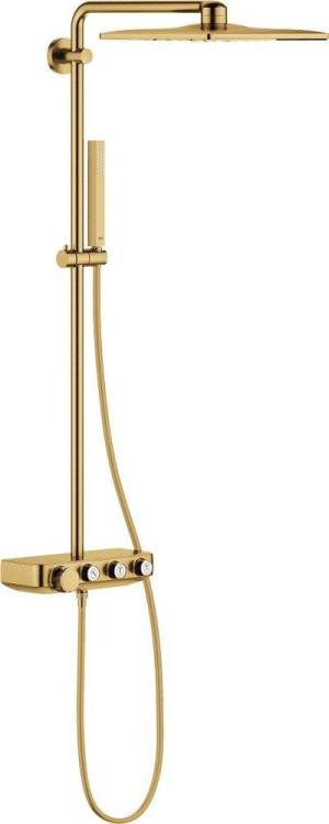 Душевая стойка Grohe Euphoria SmartControl System 310 Cube Duo 26508GN0 с термостатом, холодный рассвет