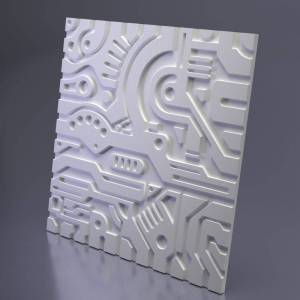 Гипсовая 3D панель Artpole Ex-Machina B M-0050 600x600