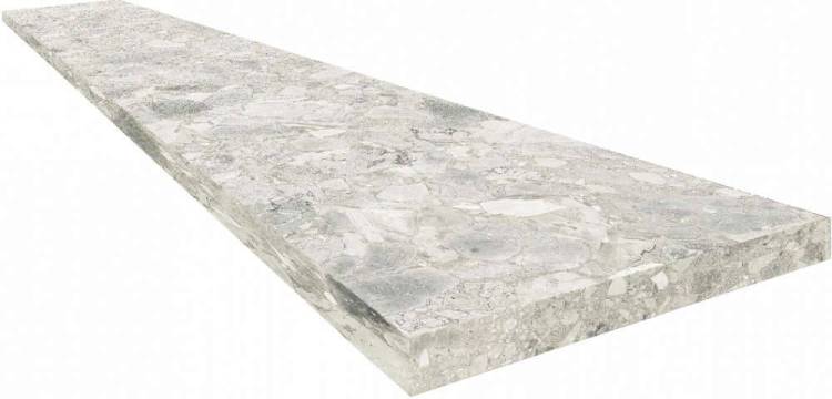 Ступень ColiseumGres Брера 620070002484 Уайт Угловая Левая 33x120