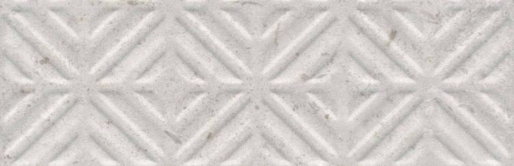 Бордюр Kerama Marazzi Карму 11209R\4 серый светлый обрезной 30x9.6