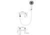 Смеситель для ванны Wonzon & Woghand WW-88037079-CR с душем, хром фото 8