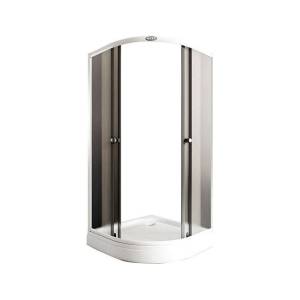 Душевой уголок Arcus AS-301-8 80x80x195, стекла матовые фактурные, с поддоном