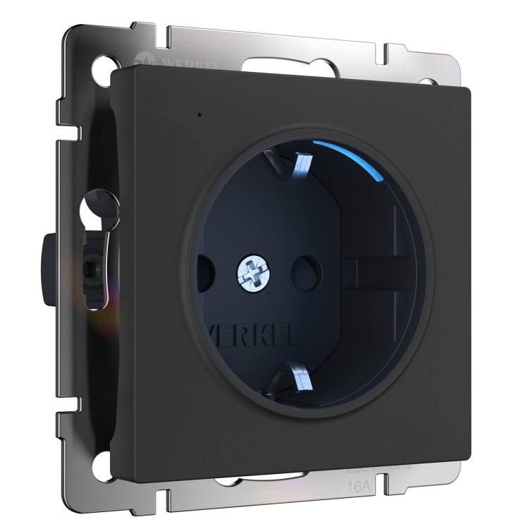 Розетка с подсветкой Werkel Встраиваемые механизмы W1171408
