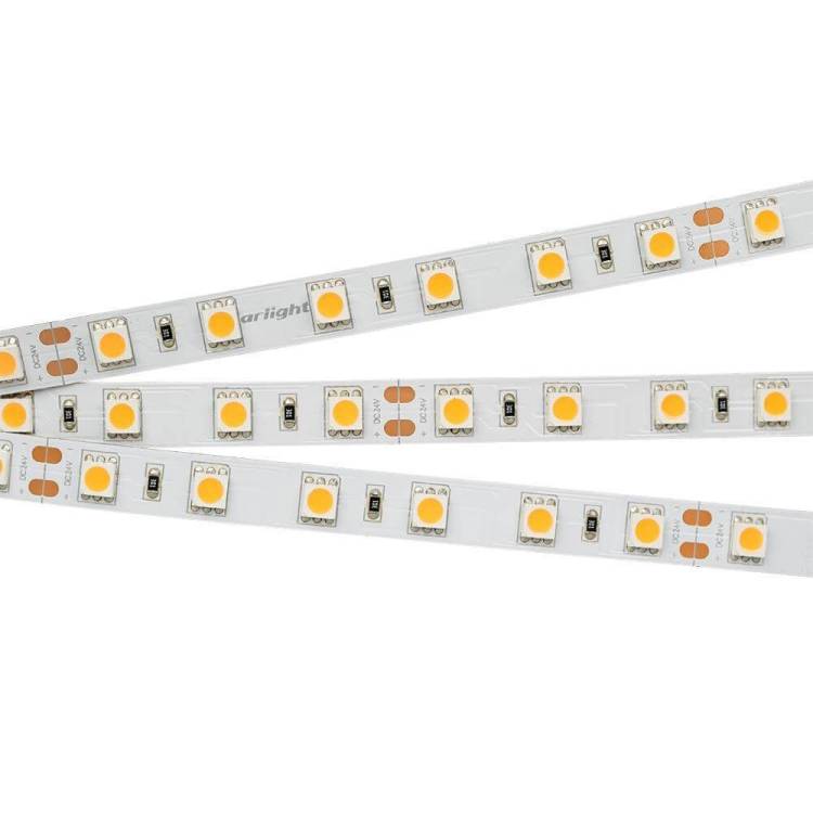 Светодиодная лента Arlight 14,4W/m 60LED/m 5060SMD теплый белый 5M 018099(B)