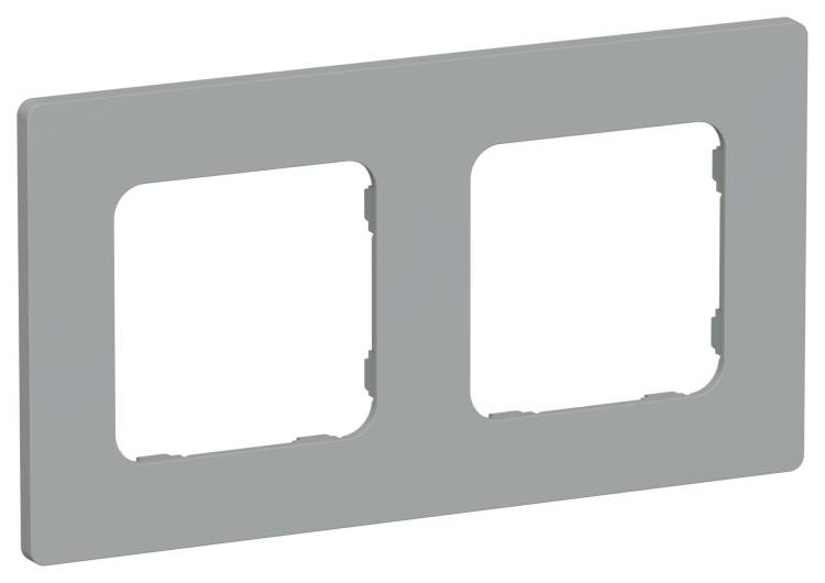 Рамка 2-постовая IEK Flite FI-M22-32-20-K03 серый