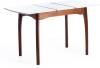 Стол Tetchair Caterina 15856 коричневый, белый, раскладной фото 7