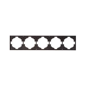 Рамка 5-постовая Kranz Strong KR-78-0755-5 антрацит