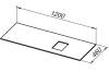 Столешница Allen Brau Infinity 120 R beige structure фото 4