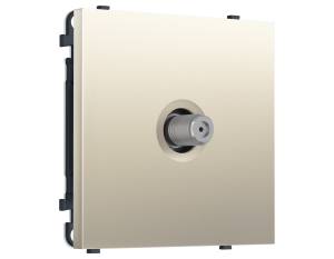 Комплект механизма TV розетки SAT Ambrella Volt Sigma MS553050 шелк