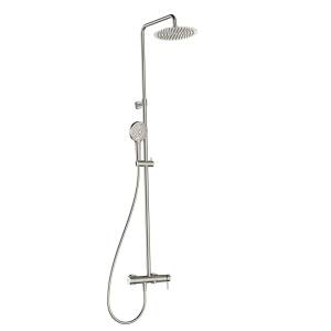 Душевая стойка AQUAme AQM8011BN никель шлифованный