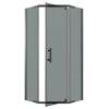 Душевой уголок Niagara Eco NG-1010-14DT профиль черный матовый, стекло тонированное, 100x100x190 фото 2