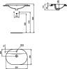 Раковина Ideal Standard Connect E504001 62 см фото 3