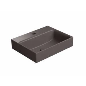 Раковина GSI Nubes 9684116 40 см, коричневая матовая