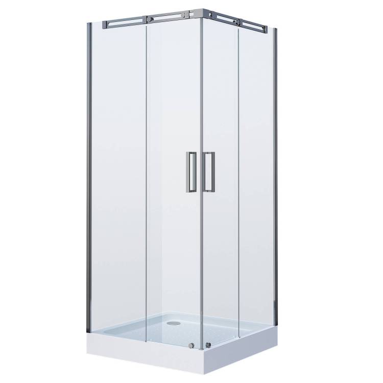 Душевой уголок Grossman GR-3100 Galaxy 100x100x190 квадрат, двери раздвижные