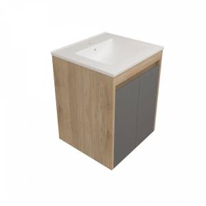 Фасад для тумбы Watersense Milana W00964 графит, 50 см