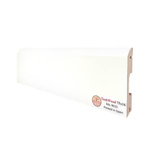 Плинтус TeckWood RAL 9010 2150x75x16