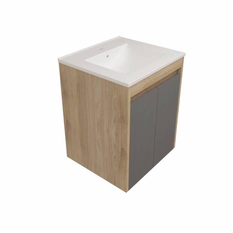 Фасад для тумбы Watersense Milana W00964 графит, 50 см