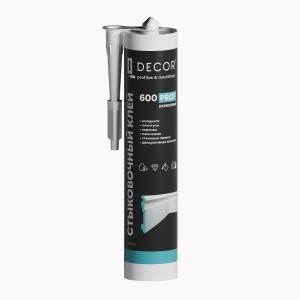 Клей Q Decor Стыковочный Акриловый 600 PROF Картридж 290 мл