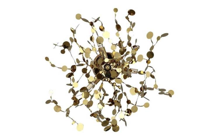Бра Crystal Lux Garden Ap-Pl3 D400 Gold