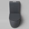 Унитаз-компакт Grossman Торнадо GR-4494GMSQ безободковый, с микролифтом, серый матовый фото 6
