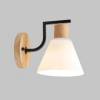 Бра IMEX MD.5716-1-W-BK+WOOD фото 4