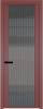 Межкомнатная дверь Profil Doors 2 AGP цвет профиля Красный антрацит, стекло безопасное 6 мм мору тонированное 700x2000