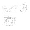 Комплект Belbagno Amanda BB051CHR/BB051SC/BB002-80/BB005-PR-CHROME кнопка хром фото 13