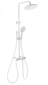 Душевая стойка Wonzon & Woghand WW-B4113-MW с термостатом, белый