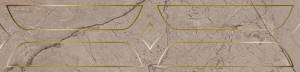 Бордюр Kerama Marazzi Ифран KMB3STA010BR бежевый светлый глянцевый обрезной 60x14.5