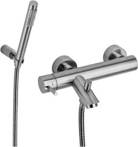 Смеситель для ванны с душем Paffoni Light LIG023ST сталь