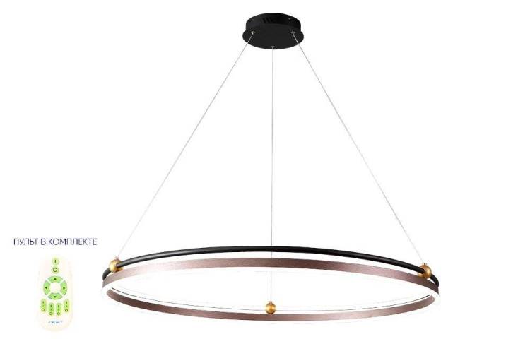 Люстра Crystal Lux Fernando Sp88W Led D1000 Coffee/Black