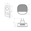 Звонок дверной беспроводной Elektrostandard DBQ30M WL 36M IP20 Белый фото 3
