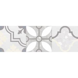 Керамическая плитка Laparet Woody Серый Узор 25x75