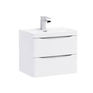 Тумба с раковиной BelBagno Ancona-N 60 bianco lucido подвесная