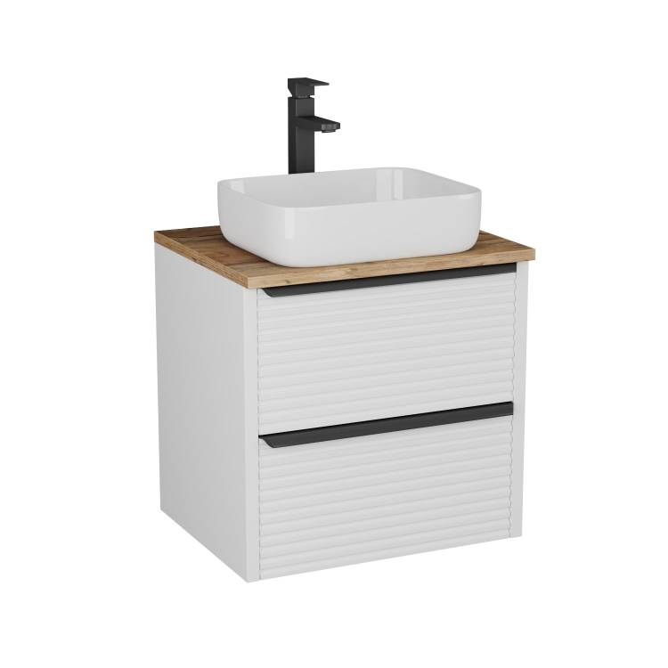 Тумба с раковиной Veneciana Torno 65 56522 белый матовый