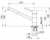 Мойка кухонная Granula Kitchen Space 4501U+0010 со смесителем, арктик фото 4