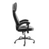 Кресло компьютерное Tetchair Arena metalBL 25028 серый, черный, велюр фото 2