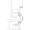 Скрытая петля Morelli HH-16 SC матовый хром, врезная, регулируемая фото 6