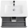 Тумба под раковину Belbagno Kraft KRAFT-700-2C-SO-CG 70x46x50 Cemento Grigio подвесная с двумя выкатными ящиками фото 3