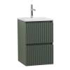 Тумба с раковиной BelBagno UNO-MINI 40 подвесная, Еловый Матовый фото 2