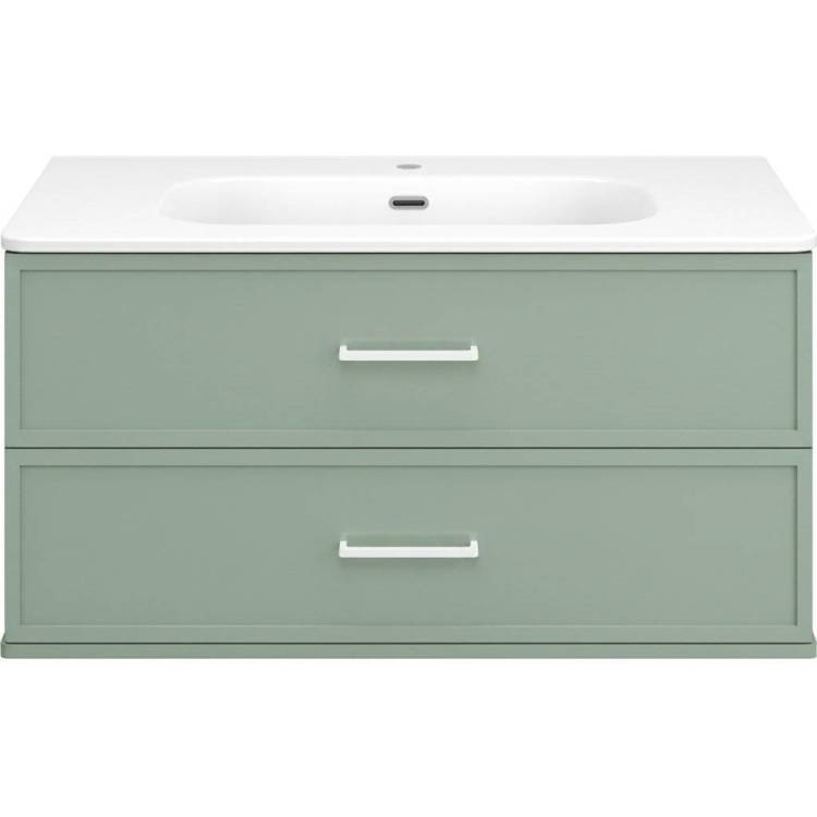 Тумба с раковиной Brevita Verde 100 Ver-09100-0102Я / B-OND100-01