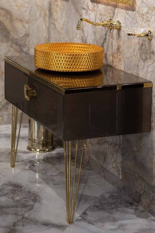 Столешница Armadi Art Lucido 853-100-BB стекло 100см прямая бронзированный коричневый