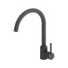 Смеситель для кухни Dorff Logic D3007022 поворотный, черный