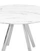 Стол обеденный Stool Group Хьюстон DT-954-W-100 DUAL белый стеклянный 100x100x76 фото 5