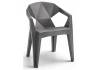 Пластиковый стул Woodville Гекса 686710 мокрый асфальт