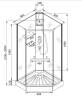 Душевая кабина Cerutti Spa Chika CHIKA901B 90x90x215-225 фото 13