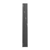 Полотенцесушитель электрический Point Пиано PN19722BGB 150x1200, черный, графит блеск