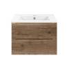Тумба под раковину Vincea Mia 700 VMC-2MC700VO подвесная, V.Oak