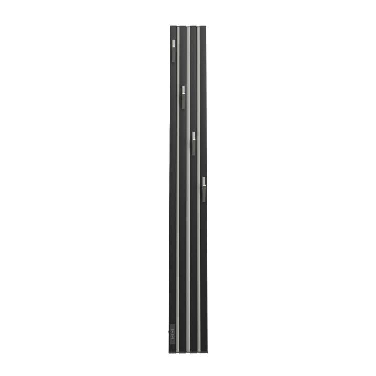 Полотенцесушитель электрический Point Пиано PN19722BGB 150x1200, черный, графит блеск