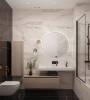 Раковина-столешница Armadi Art Flat 859-120-CLCT моноблок Calacatta 1210x452x80 фото 2